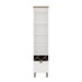 Cristaleira Iluminata 100% Mdf 1 Porta de Vidro e Adega Branco - Genialflex