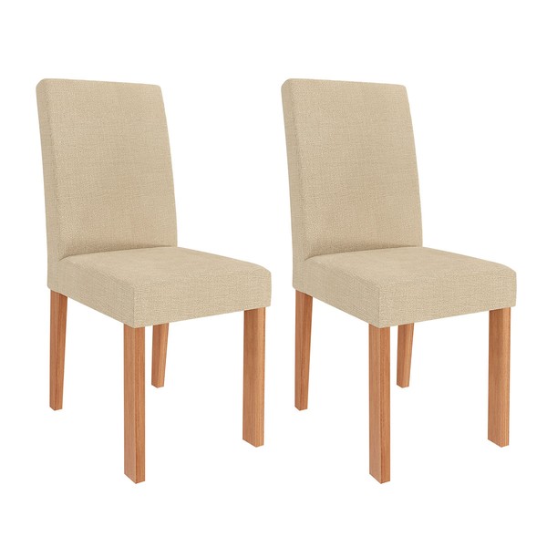 Cadeiras Kit 2 Cadeiras Maia Cinamomo/Gengibre - Cimol