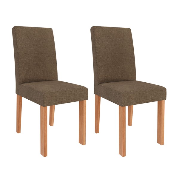 Cadeiras Kit 2 Cadeiras Maia Cinamomo/Mascavo - Cimol