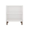 Balcão de Cozinha 80cm Iluminata 100% Mdf 2 Portas Branco/Fendi - Genialflex