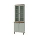 Cristaleira Iluminata 100% Mdf com 2 Portas de Vidro Mint - Genialflex