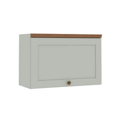 Armário Aéreo Cozinha 70cm Iluminata 100% Mdf 1 Porta Basculante Mint - Genialflex