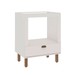 Balcão de Cozinha 70cm Iluminata 100% Mdf com Espaço para Forno Branco - Genialflex