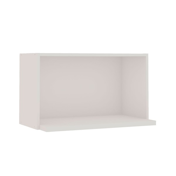 Armário Aéreo de Cozinha Iluminata 100% Mdf Branco - Genialflex
