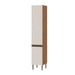 Paneleiro Conecta 2 Portas Ebano Fosco/Off White Fosco - Genialflex