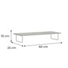 Suporte para Monitor Criare Preto/Nature - Art Panta