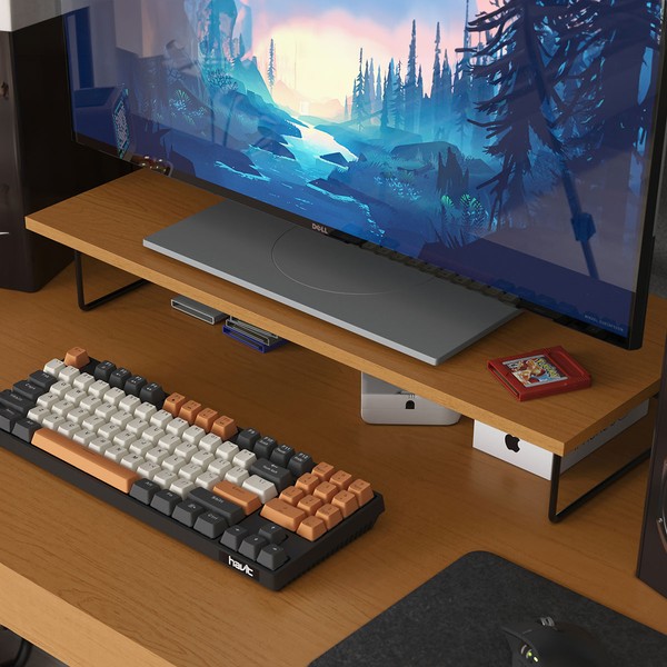 Suporte para Monitor Criare Preto/Nature - Art Panta