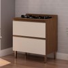 Balcão de Cozinha Conecta 2 Portas Ebano/Fosco - Genialflex
