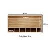 Armário Aéreo Cozinha 80 Cm Napoli 1 Porta 100% Mdf Amêndoa/Chumbo - Rio Doce