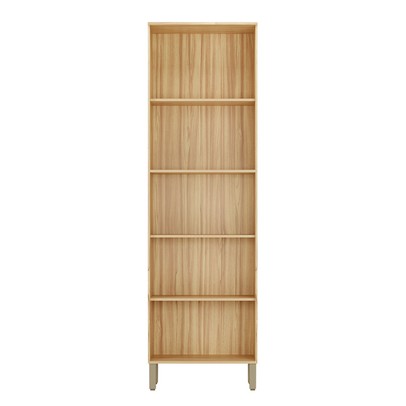 Paneleiro Napoli 4 Portas 4 Prateleiras 100% Mdf Amêndoa/Off White - Rio Doce