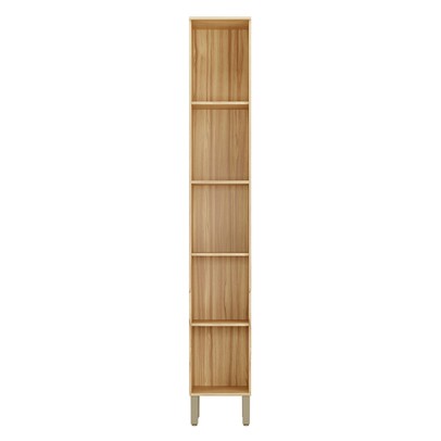 Paneleiro Napoli 2 Portas 100% Mdf Amêndoa/Chumbo - Rio Doce