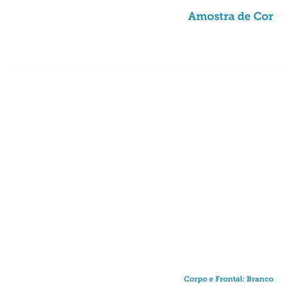 Armário Multiuso Bordo 2 Portas 100% Mdf Branco - Rio Doce