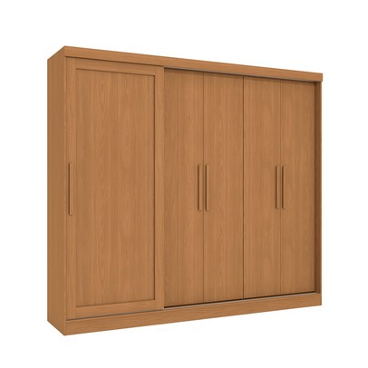 Guarda-Roupa Casal 5 Portas 4 Gavetas N564 Canela - Kappesberg