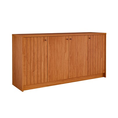 Balcão Buffet Lia 4 Portas 3 Prateleiras Cinamomo - Cimol