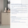 Balcão Buffet Lia 4 Portas 3 Prateleiras Off White - Cimol