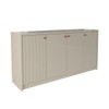 Balcão Buffet Lia 4 Portas 3 Prateleiras Off White - Cimol