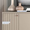 Balcão Buffet Lia 4 Portas 3 Prateleiras Off White - Cimol