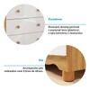 Quarto de Bebê Completo Junior Uli Cômoda 4 Gavetas 100% Mdf Branco Brilho/Amêndoa - Móveis Peroba