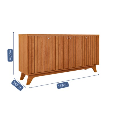 Balcão Buffet Isa 4 Portas Cinamomo - Cimol