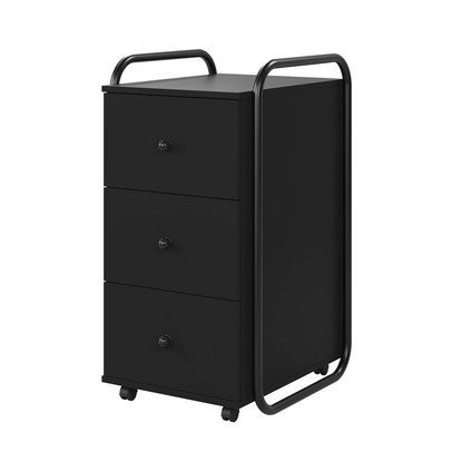 Gaveteiro Criare 3 Gavetas Preto - Art Panta