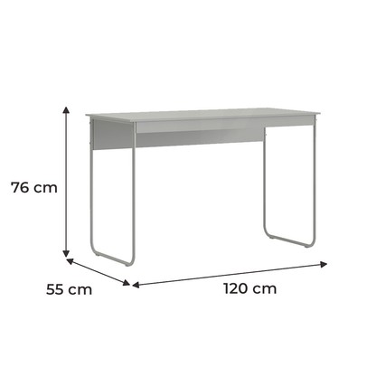 Mesa Escrivaninha Criare 120 Cm Preto - Art Panta
