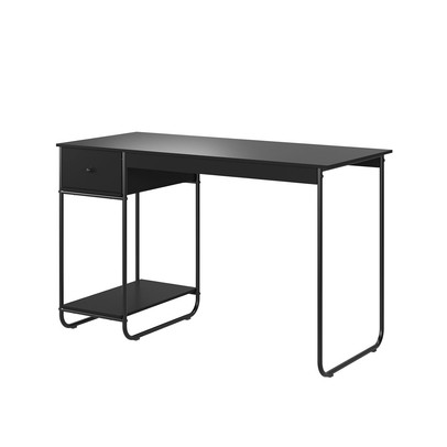 Mesa Escrivaninha Criare 1 Gaveta Preto - Art Panta