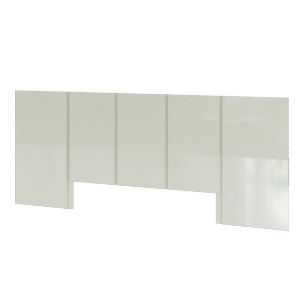 Cabeceira Casal King 100% Mdf Tw160 Off White - Pradel