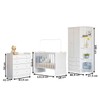 Quarto Infantil Completo Ana 2 Portas 7 Gavetas Branco - Pnr Móveis