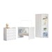 Quarto Infantil Completo Ana 2 Portas 7 Gavetas Branco - Pnr Móveis