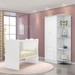 Quarto Infantil Completo Ana 2 Portas 3 Gavetas Branco - Pnr Móveis