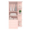 Quarto Infantil Completo Ana 2 Portas 3 Gavetas Rosa - Pnr Móveis