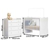 Quarto Infantil Completo Ana 4 Gavetas Branco - Pnr Móveis