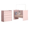 Quarto Infantil Completo Ana 4 Gavetas Rosa - Pnr Móveis