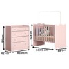 Quarto Infantil Completo Ana 4 Gavetas Rosa - Pnr Móveis