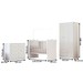 Quarto Infantil Completo Iris 4 Portas 6 Gavetas Branco - Pnr Móveis