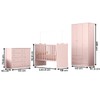 Quarto Infantil Completo Iris 4 Portas 6 Gavetas Rosa - Pnr Móveis
