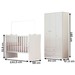 Quarto Infantil Completo Iris 3 Portas 2 Gavetas Branco - Pnr Móveis