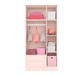 Quarto Infantil Completo Iris 3 Portas 2 Gavetas Rosa - Pnr Móveis