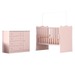 Quarto Infantil Completo Iris 1 Porta 4 Gavetas Rosa - Pnr Móveis
