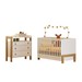 Quarto Infantil Completo Safari 3 Gavetas Branco/Freijo - Pnr Móveis