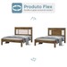 Cama de Casal Raissa Flex Jequitibá/Off White - J&a Móveis
