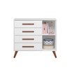 Quarto Infantil Completo Bear 1 Porta 4 Gavetas Branco - Pnr Móveis