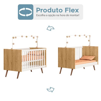 Quarto Infantil Completo Bear 1 Porta 4 Gavetas Branco/Freijo - Pnr Móveis