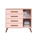 Quarto Infantil Completo Bear 1 Porta 4 Gavetas Rosa - Pnr Móveis