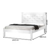Cama de Casal Laila Branco - J&a Móveis