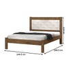 Cama de Casal Laila Flex Jequitibá/Off White - J&a Móveis