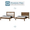 Cama de Casal Laila Flex Jequitibá/Off White - J&a Móveis