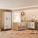 Quarto Infantil Completo Lion 4 Portas 6 Gavetas Branco/Freijo - Pnr Móveis