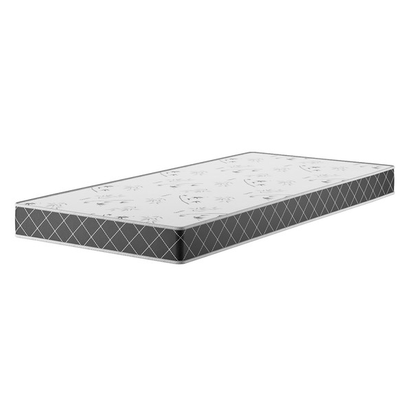 Colchão Casal Double Face Fusion com Espuma D-20 138x188 Xadrez/Preto - Vian