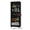 Estante para Livros Aspen 4 Prateleiras Preto - J&a Móveis